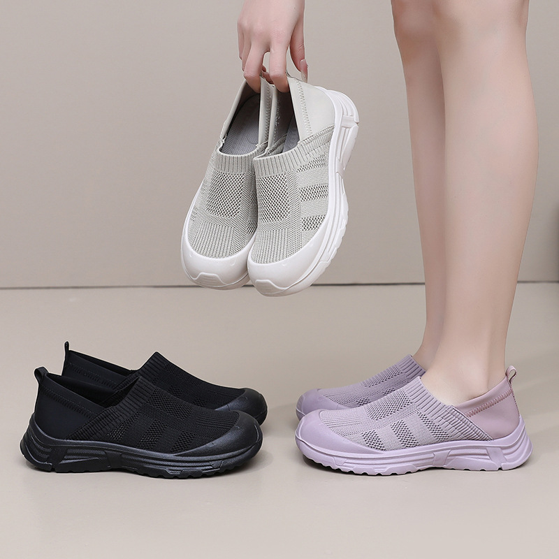 Women's One Pedal Shoes Lazy Soft Bottom Not Tired Feet Breathable Shoes foto 5