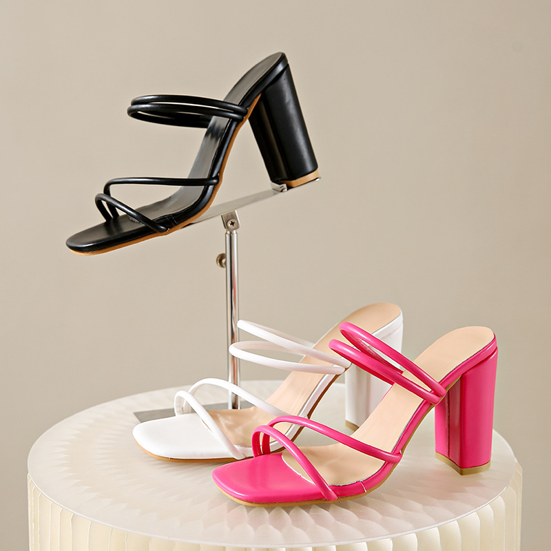 New Super Slimming White Sandals For Women Summer foto 2