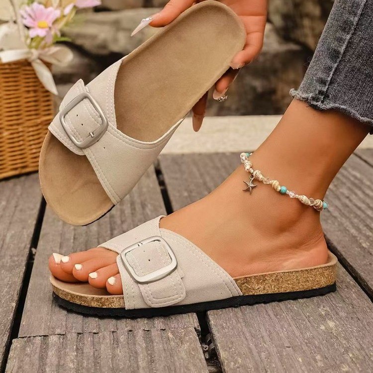 Summer New European And American Fashion Belt Buckle Open Toe Sandals Women foto 4