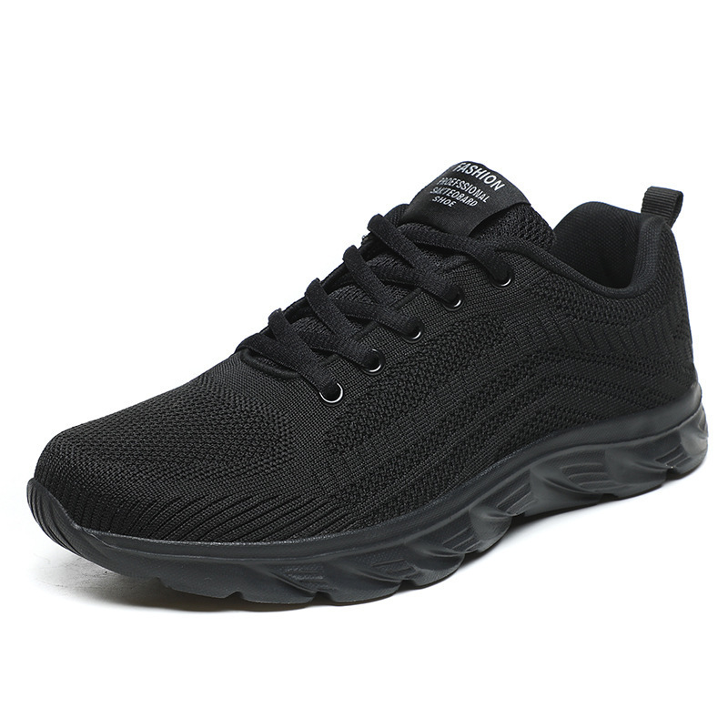 Men's Shoes Extra Large Size Flyknit Breathable Light Running Shoes foto 3