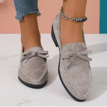 Fashion Casual Flat Suede Pumps foto 3