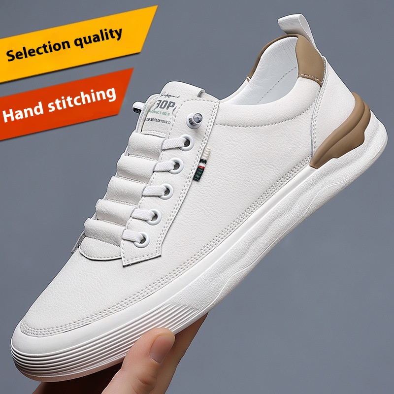 Breathable Men's Soft Bottom Fashion Sneakers Slip-on Casual foto 4