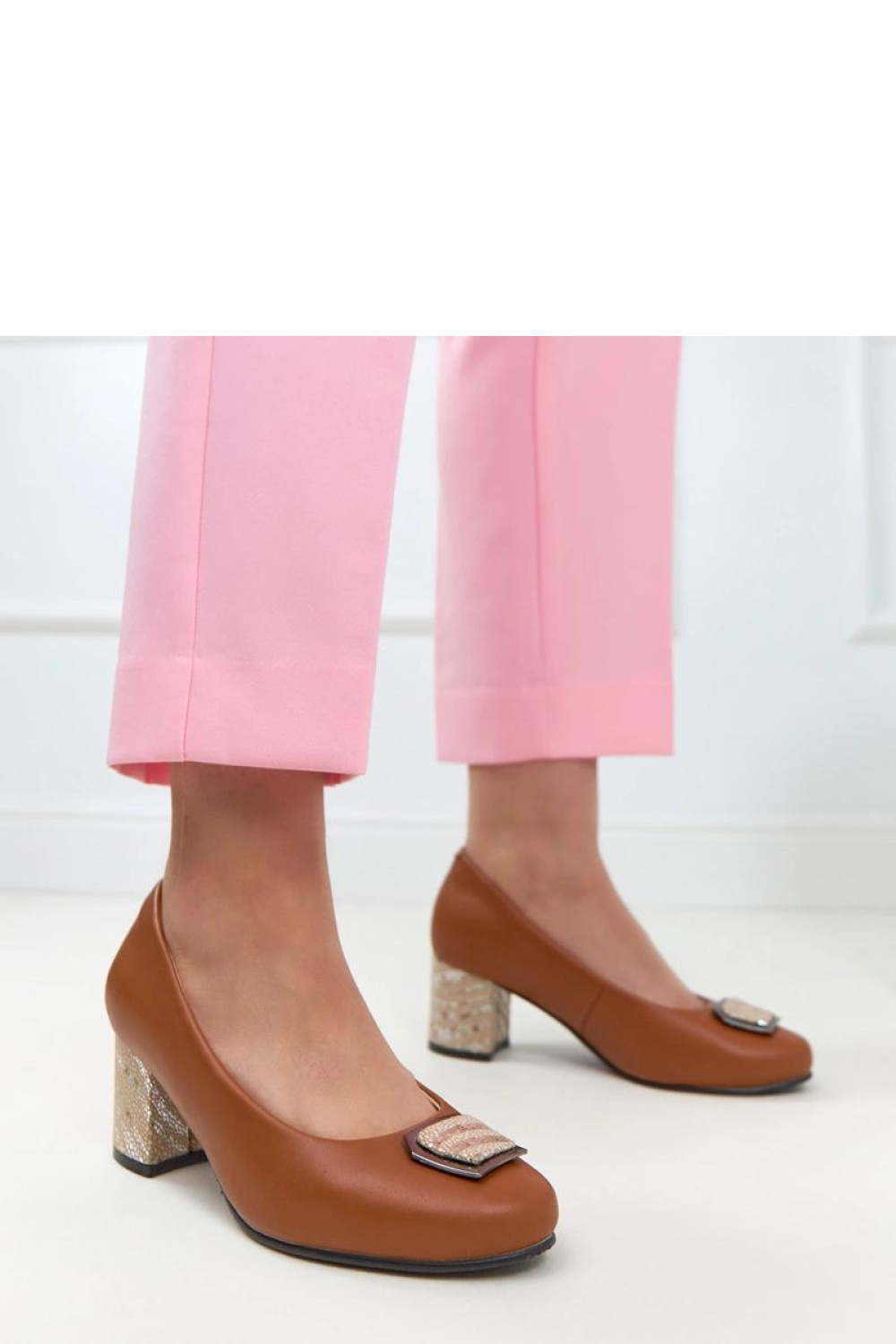 Pumps met dikke hak Solea foto 3