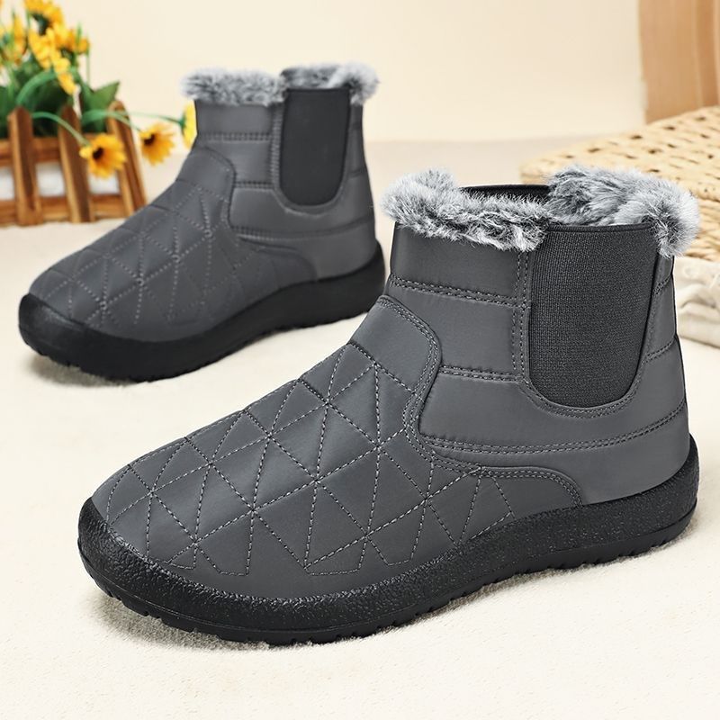 Womens Fleece-Lined Waterproof Non-Slip Insulated Extra-Thick Shoes foto 4