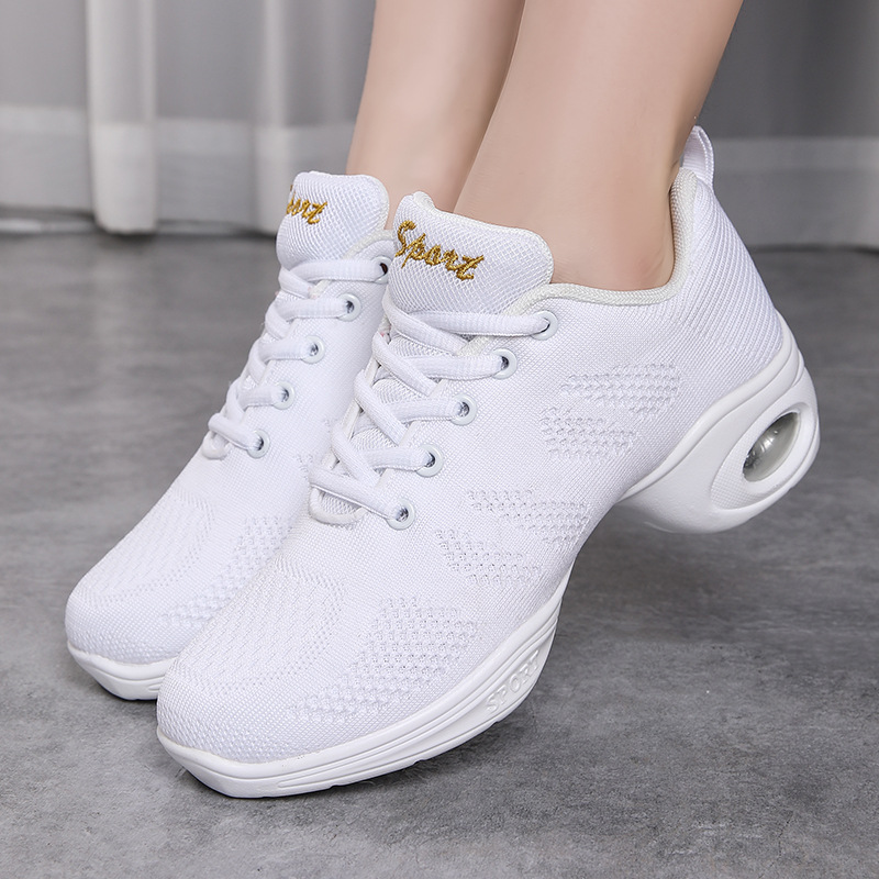 Women's Fashion Fly Woven Mesh Breathable Shoes foto 4