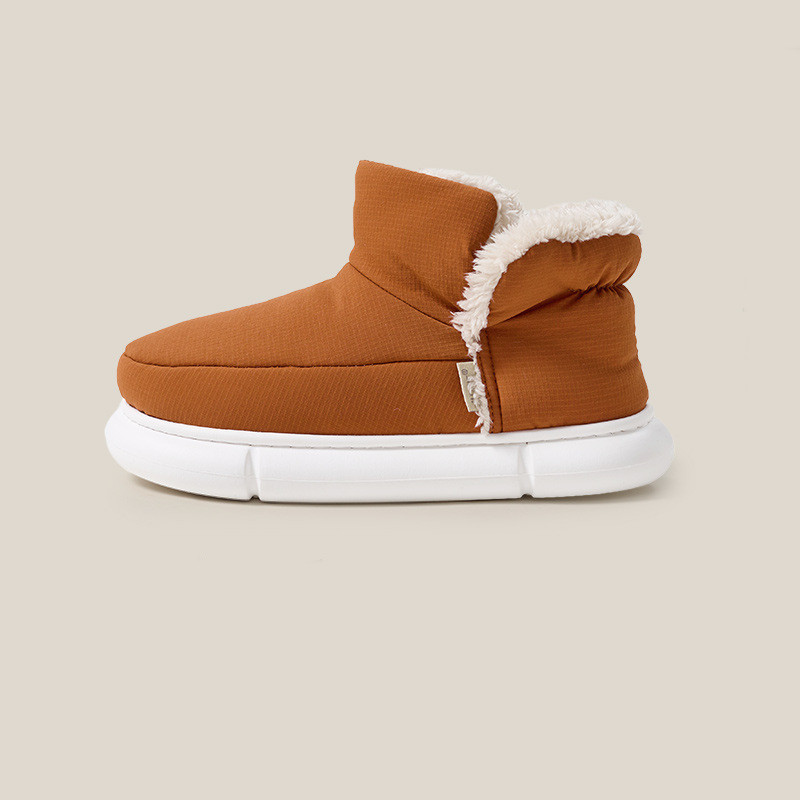 Men's Fashion Personality Down Cloth Cotton Slippers foto 5