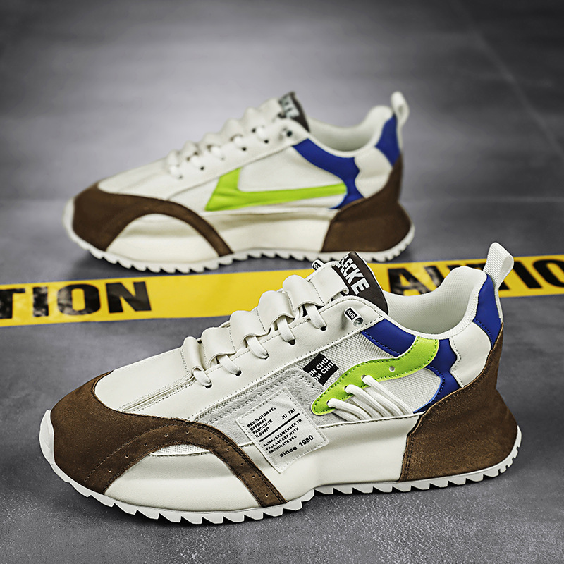 Breathable Casual Versatile Sneaker Men's Work Driving Work Platform Dad Shoes foto 2