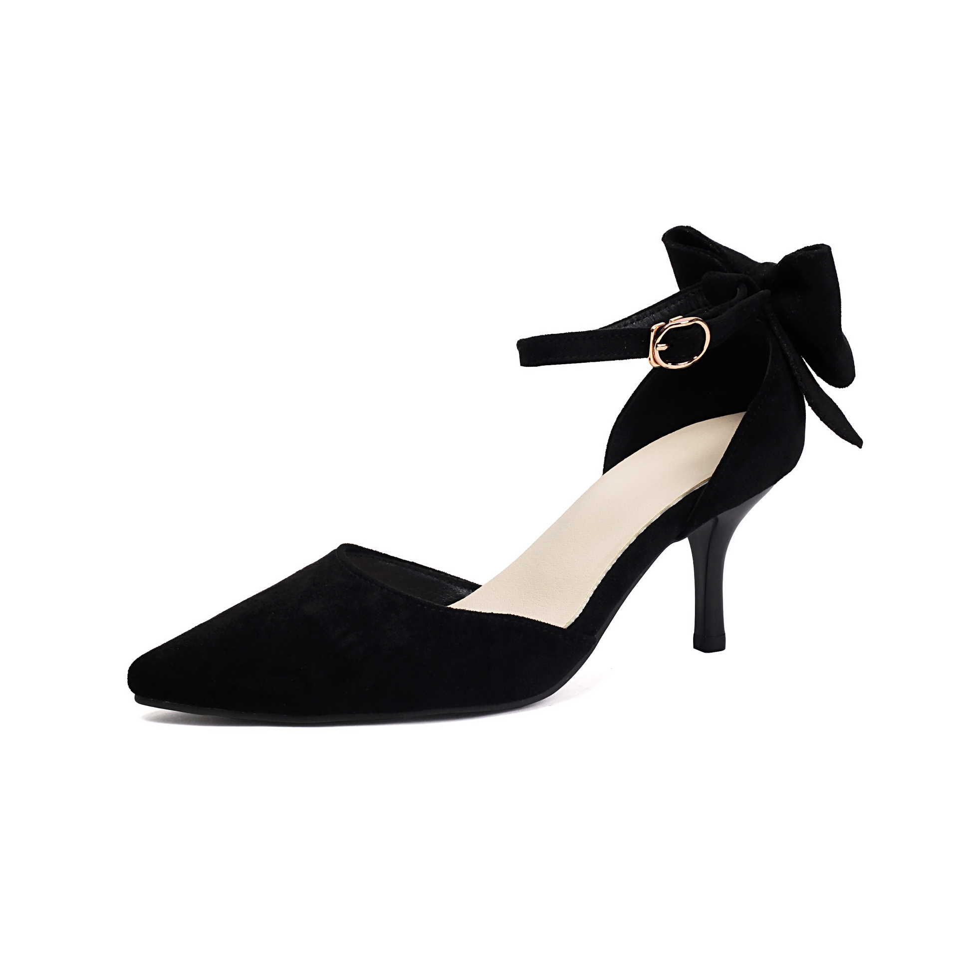 Sexy Stiletto Heel Elegant Pointed-toe Bowknot High Heels foto 4