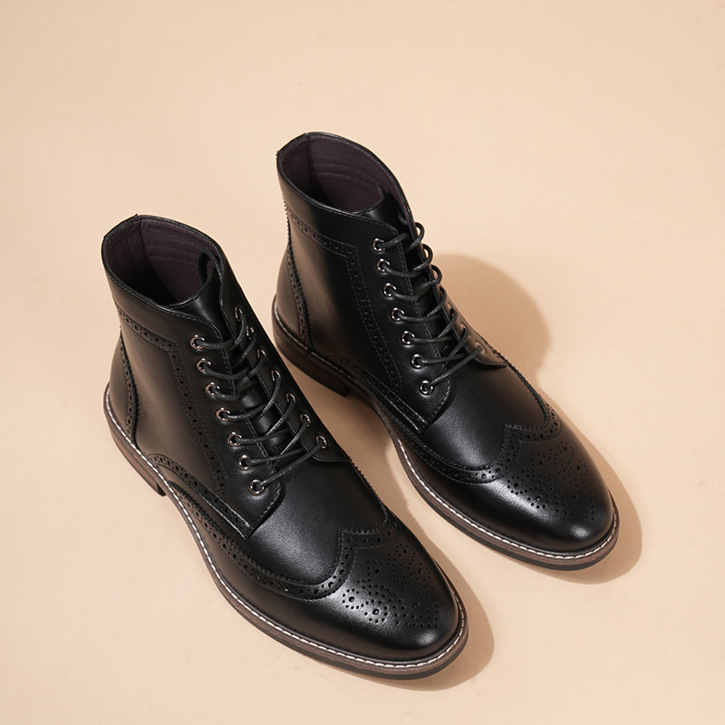 Autumn And Winter New Retro High-top Men's Work Ankle Boots foto 2