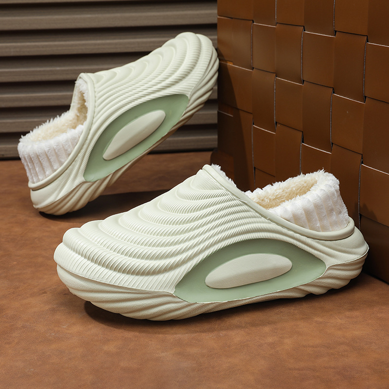 New Waterproof Cotton Slippers For Men Winter Outdoor Wear foto 2