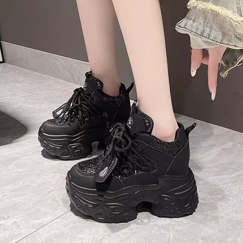 Versatile Fashion Casual Thick-soled Height-increasing Sneakers foto 5