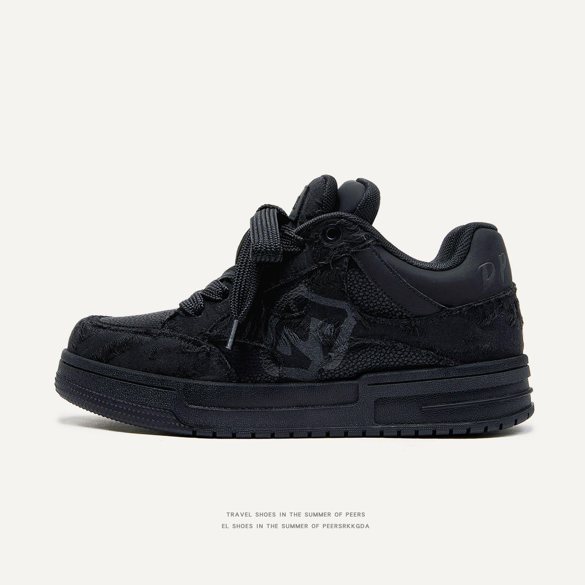 Destroy Aesthetic Leisure Men's Platform Shoes foto 5