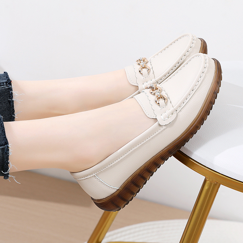 Tendon Bottom Mother Shoes Flat Non-slip Soft Bottom