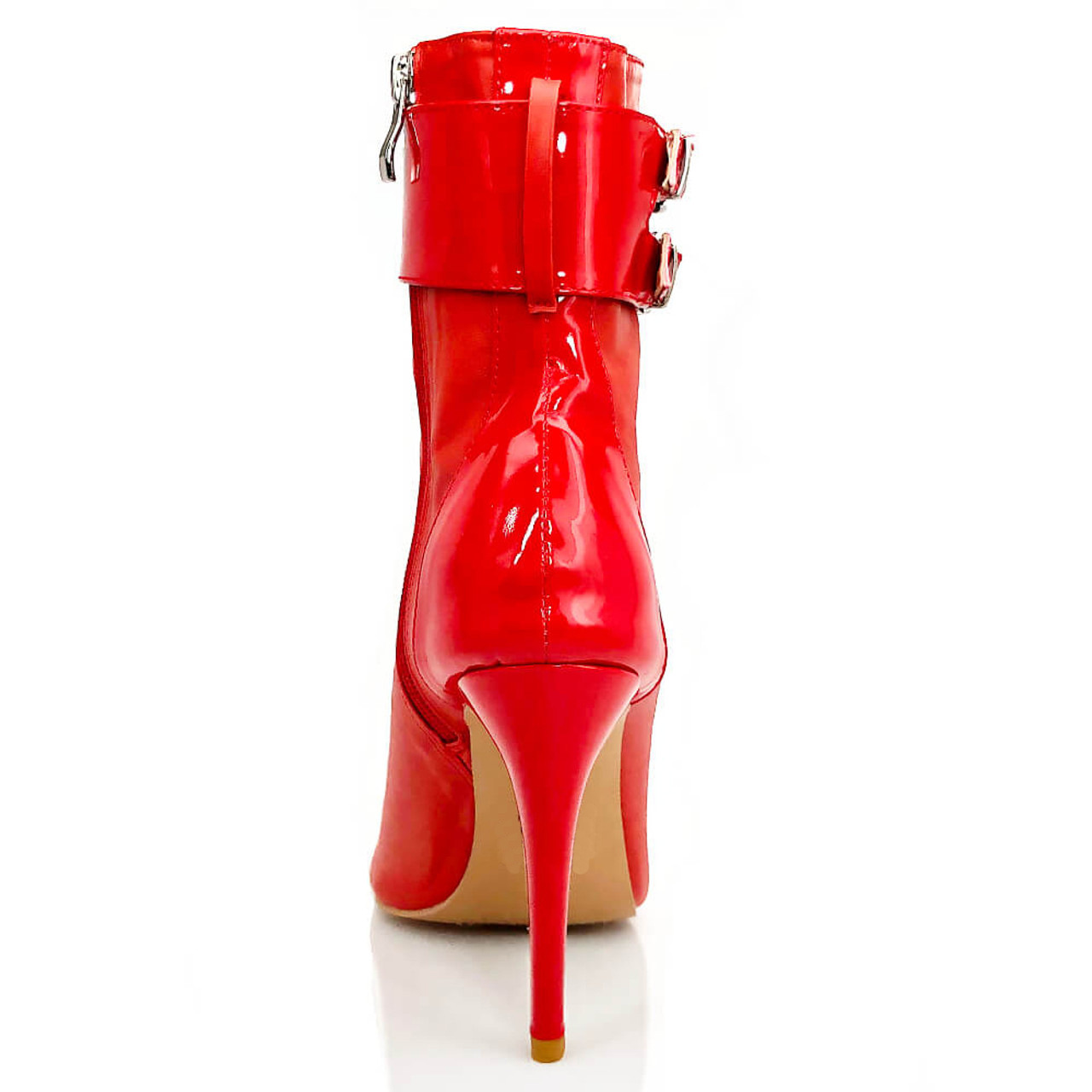 Female Fashion High Heel Open Finger Lace-up High Top Ankle Boots foto 3
