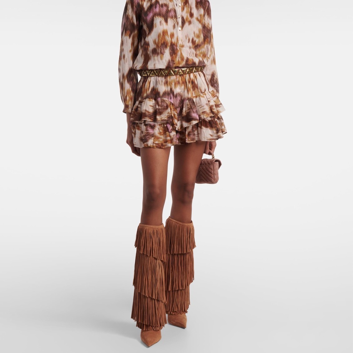Round Head Waterproof Street Fashion Tassel Boots foto 4