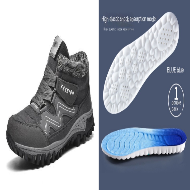 Men's And Women's Outdoor Cotton-padded Mid-top Sports Cotton Shoes foto 4