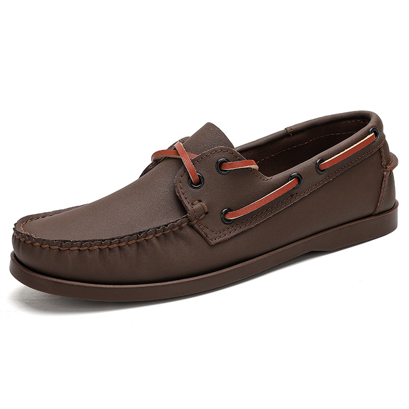 Male Plus Size Casual Leather Shoes foto 3