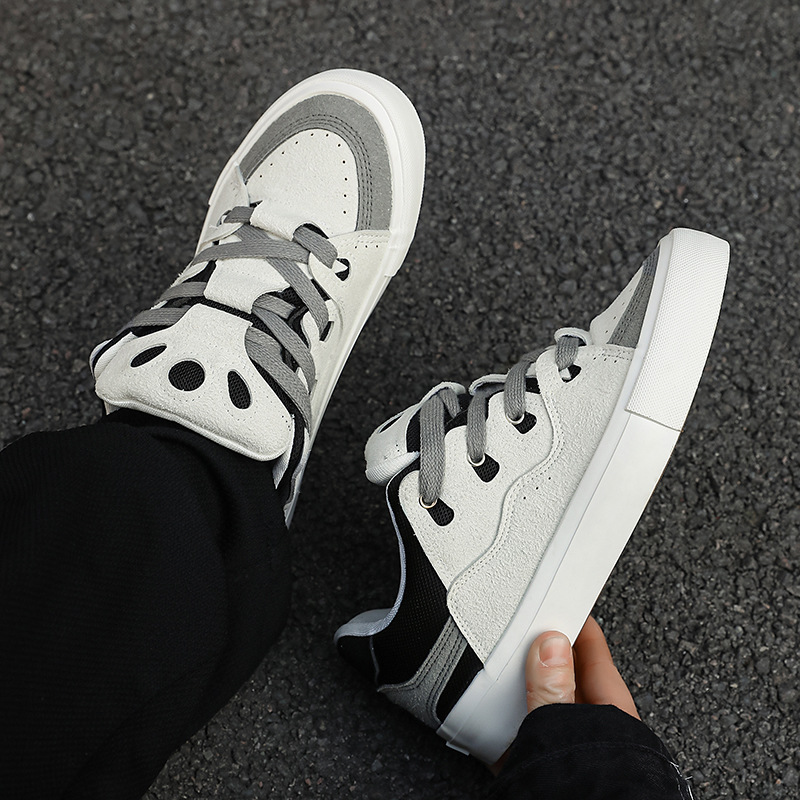 Student Couple Low-top Vulcanized Bread Board Shoes foto 4