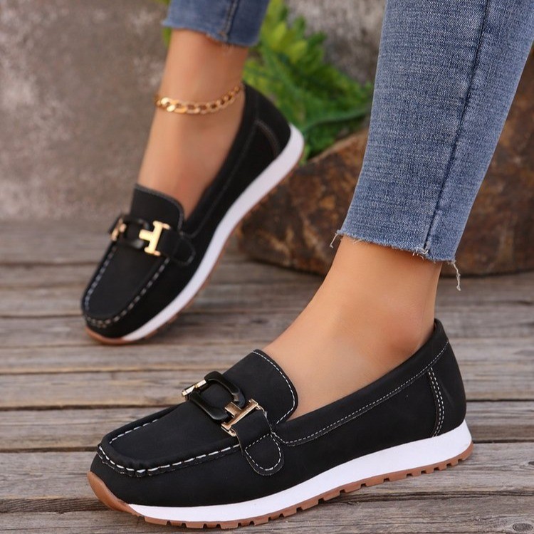 Women's Platform Metal Chain Casual Sneaker foto 5