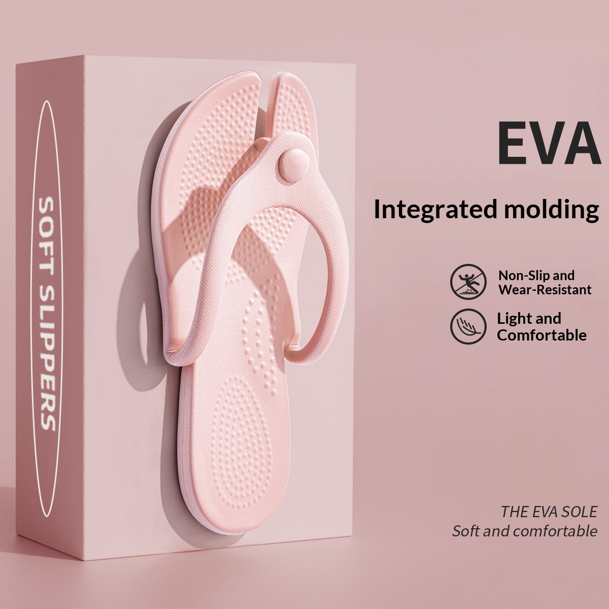 Four-season Universal Stackable Flip-flops For Travel foto 2