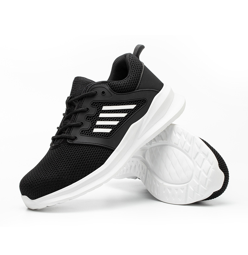 Anti-smashing And Anti-penetration Summer Breathable Safety Shoes Protective Lightweight Comfortable Air Cushion Work Shoes foto 2