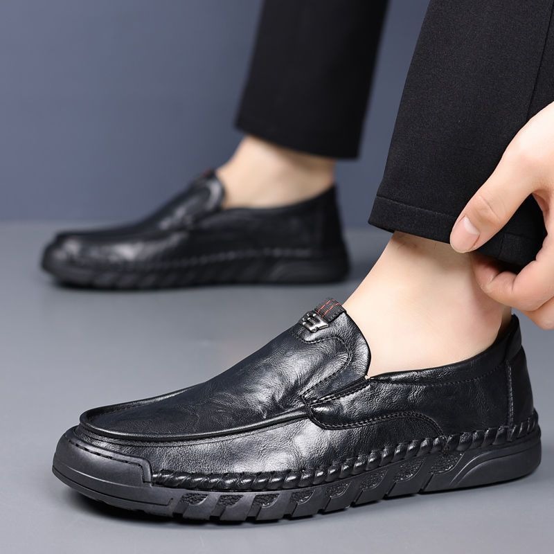 Men's Fashionable Soft-Soled Casual Leather Shoes foto 3