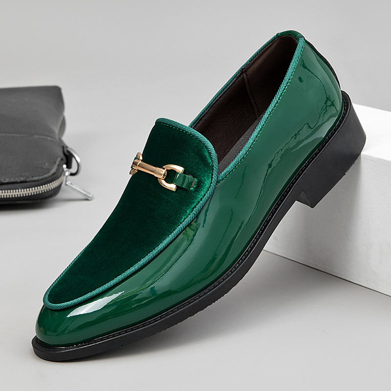 Patent Leather Shiny Shoes Lightweight Trendy Versatile Casual foto 4