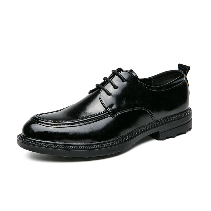 Horsebit Loafers Male Fashion Formal Wear Lace-up Platform foto 4