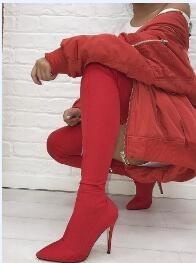 Over-the-knee Stretch Womens Boots foto 5