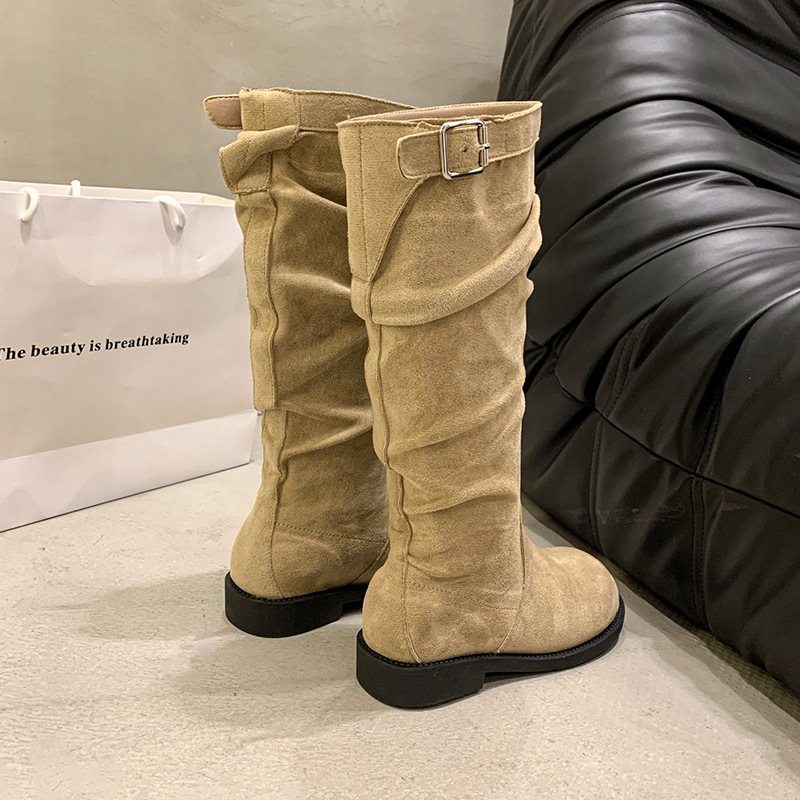 Womens Slim-fit High-top Boots For Fall And Winter foto 4