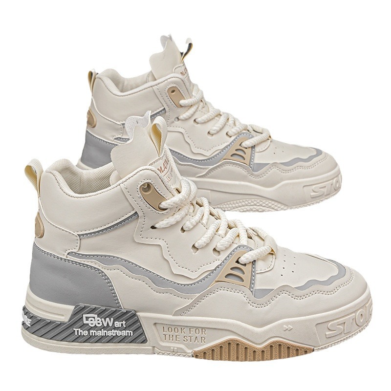 Men's Plus Size High-top Casual Sneaker Mid-top Sports foto 3