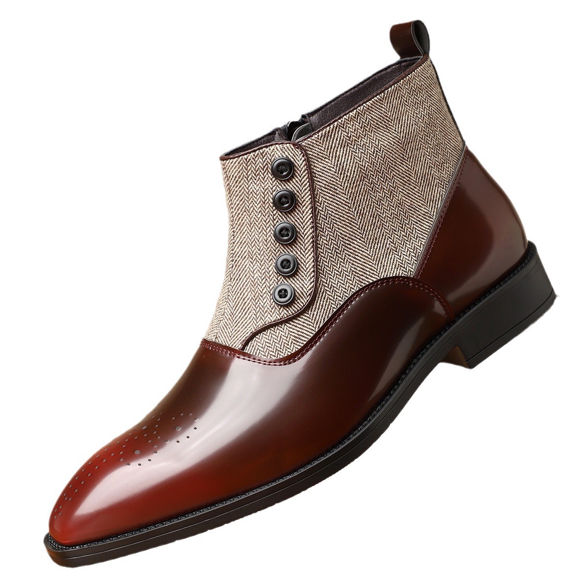 British Style Retro Business Formal Wear Leather Shoes Men's Versatile foto 4