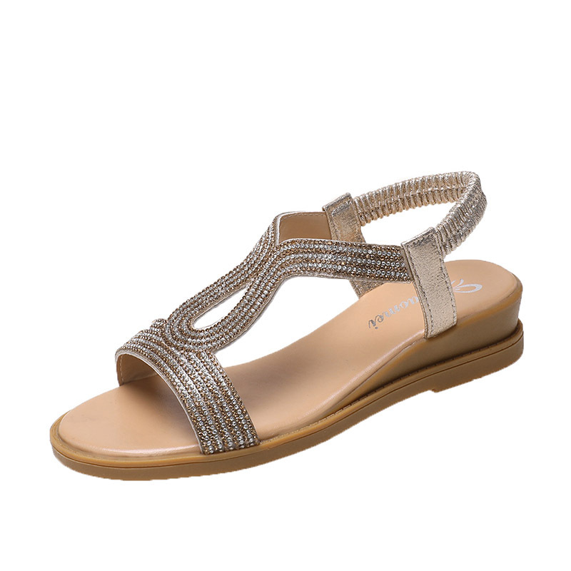 Womens Casual Summer Sandals With Elastic Straps foto 4