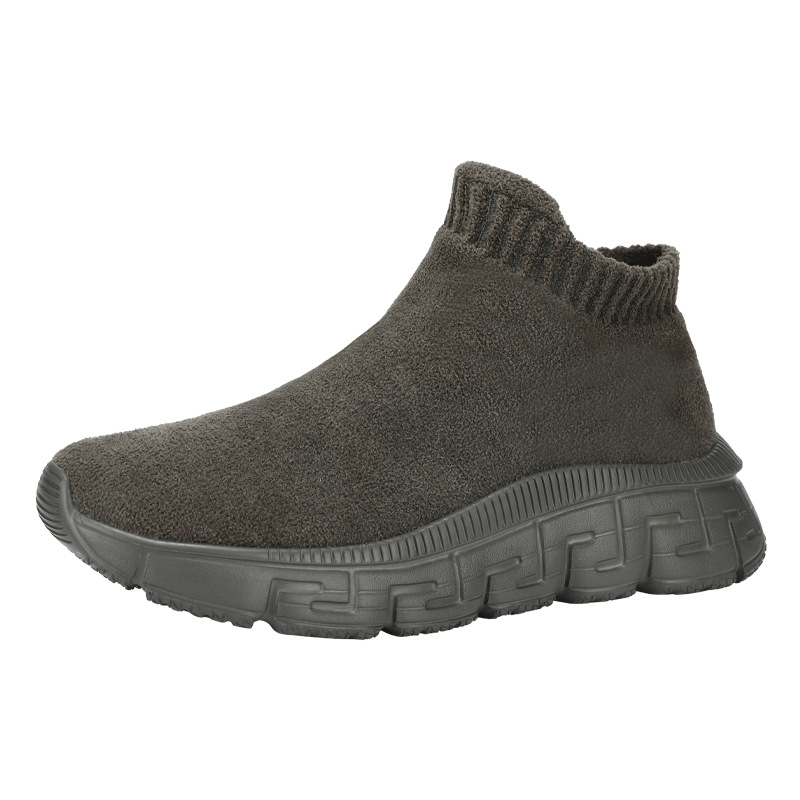 Technology Flying Woven Surface Winter Fashionable Breathable Comfortable Slip-on Casual Shoes foto 2