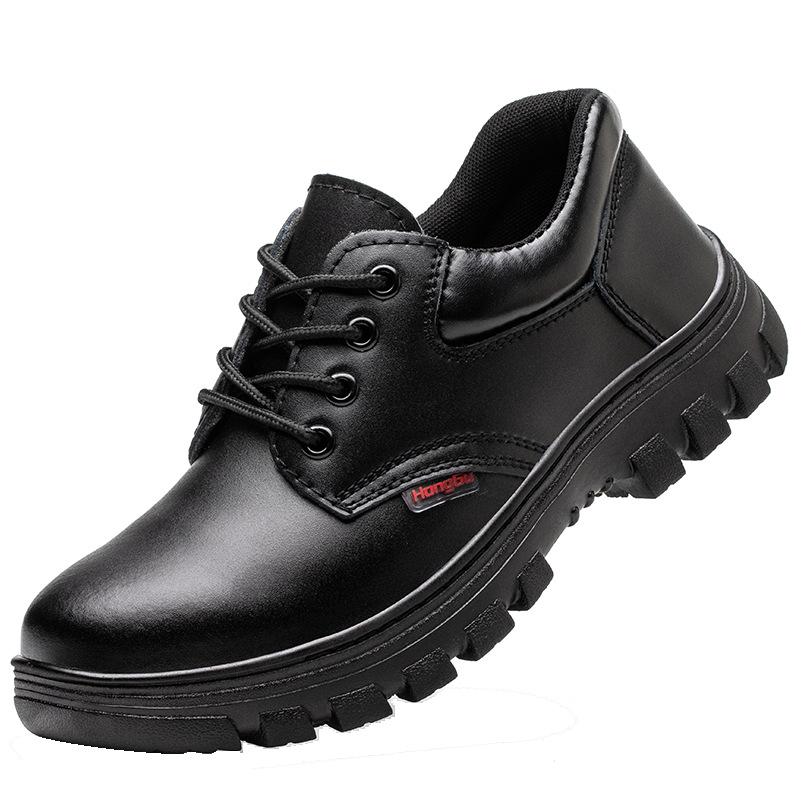 Men's Non-slip Wear-resistant Cowhide Protective Footwear foto 3