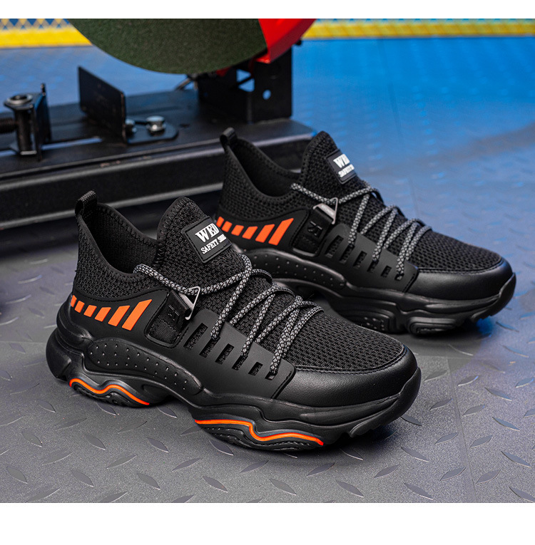 Safety Protection Shoes Flying Woven Steel Toe Cap foto 2