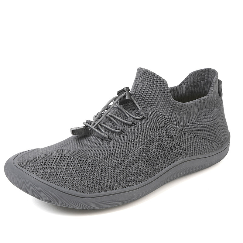 Outdoor Large Size Mid-calf Flying Woven Five-finger Wide Head Breathable Non-slip Men's Casual Pumps foto 5