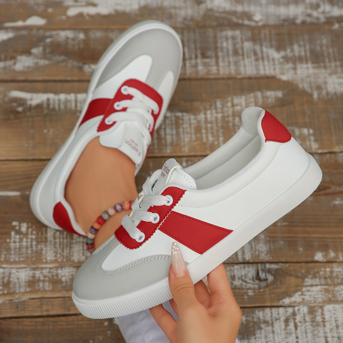 Korean-style Breathable Flat Versatile Casual Sneakers foto 5