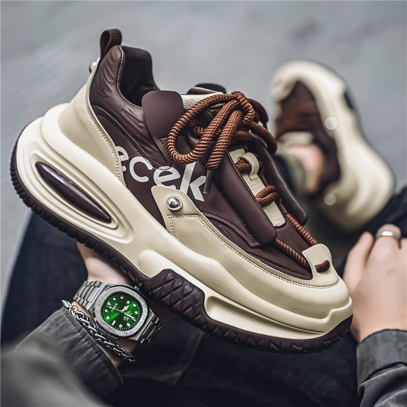Men's Casual Sports Waterproof Dad Shoes Trendy All-matching foto 3