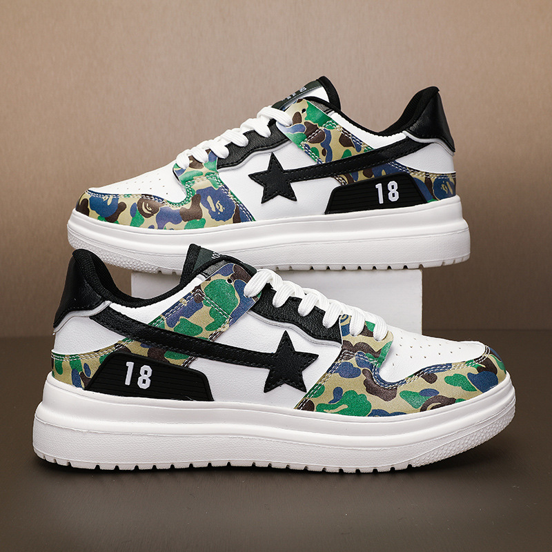 New Versatile Casual Rubber And Plastic Soleplate Shoes Student Plus Size Sneaker foto 2