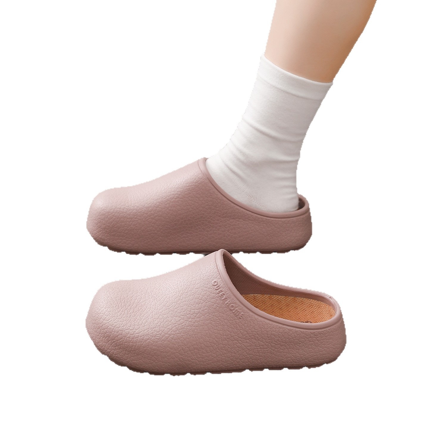 Outdoor Birkenstock-Style Women's Sandals - Soft-Sole Non-Slip Closed-Toe House Slippers - Unisex Slip-On Half Slippers foto 2