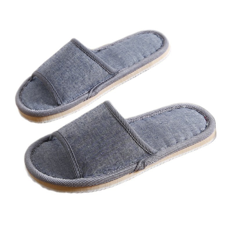 Couples Indoor Floor Slippers Solid Color foto 4