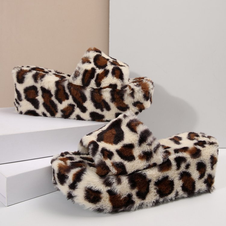 European And American Fashion All-match Casual Suede Slippers foto 5
