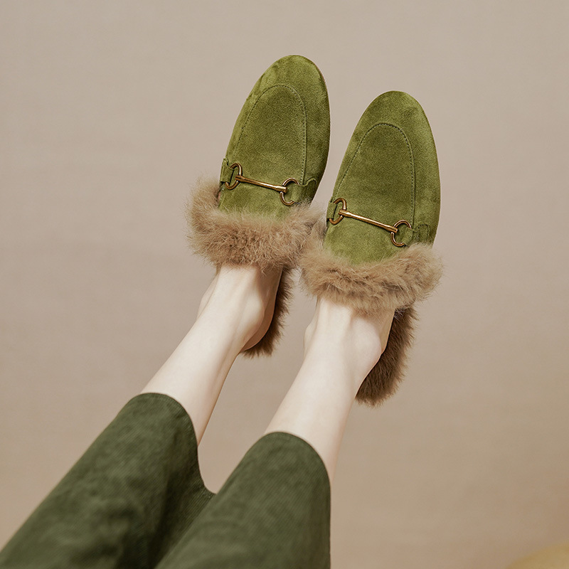 Fluffy Sheep And Suede Bunny Slippers foto 5