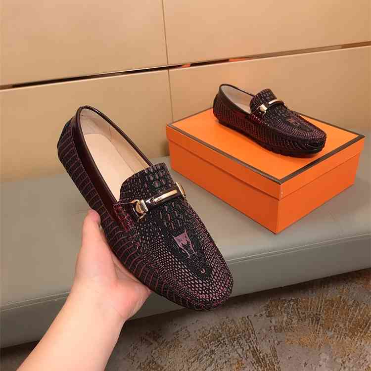 Gommino Men's Casual Breathable Leather Shoes foto 3