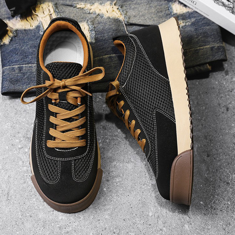 Mens Retro Running Shoes With Thick Sole For Height Increase foto 2