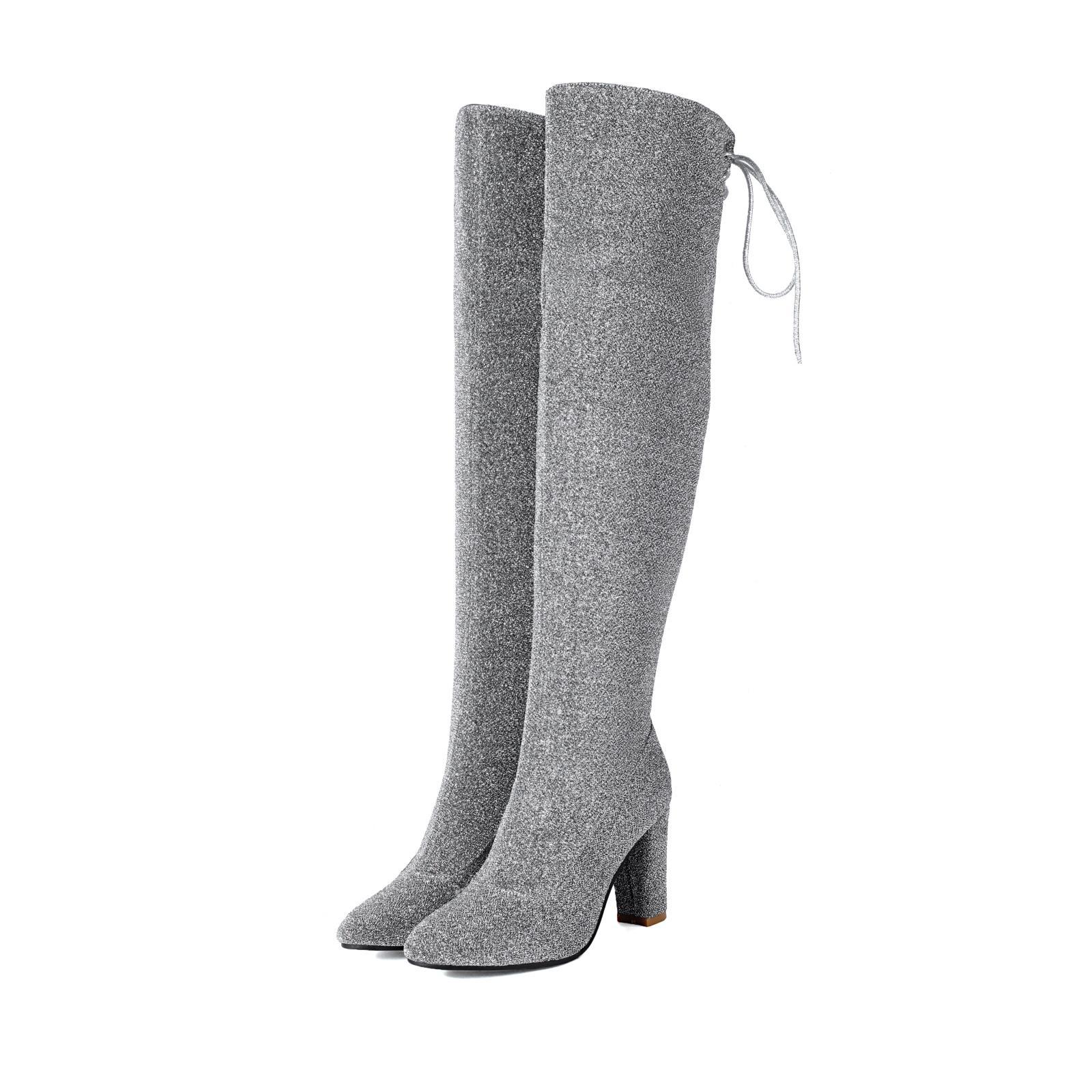 Over-the-knee Nightclub Knight 40-47 Large Size Boots foto 2