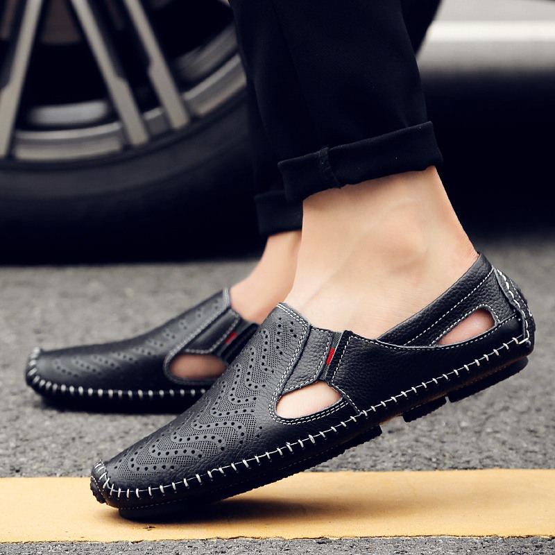 Fashion Men's Closed Toe Casual Breathable Sandals foto 2