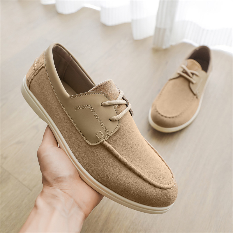 Mens Casual Low-top Lace-up Shoes foto 5