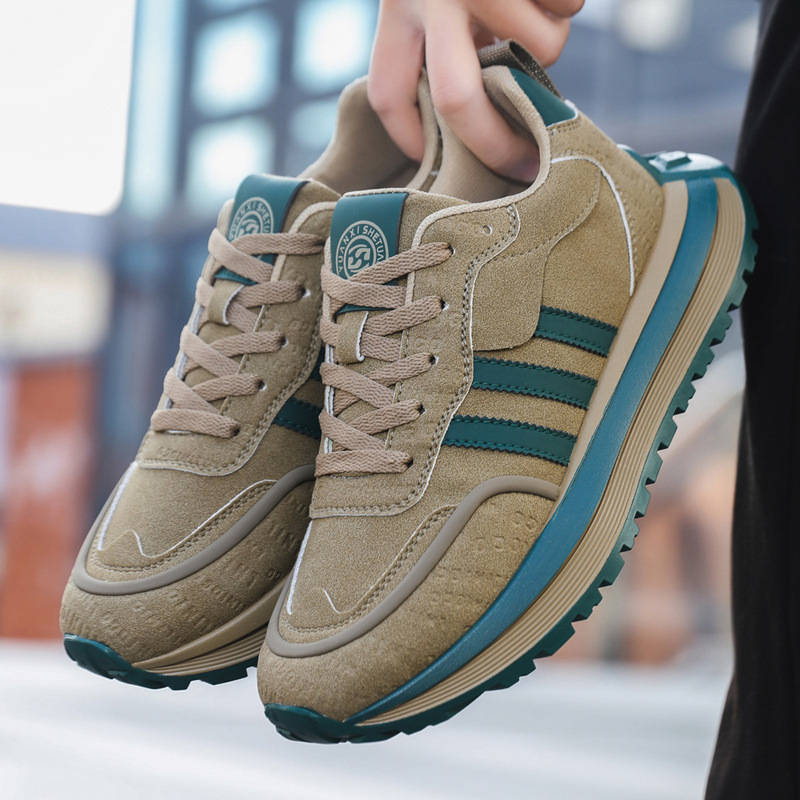 Mens Shoes Winter Trendy Mens Sneakers Mesh Breathable Casual Soft-Soled Deodorizing foto 3